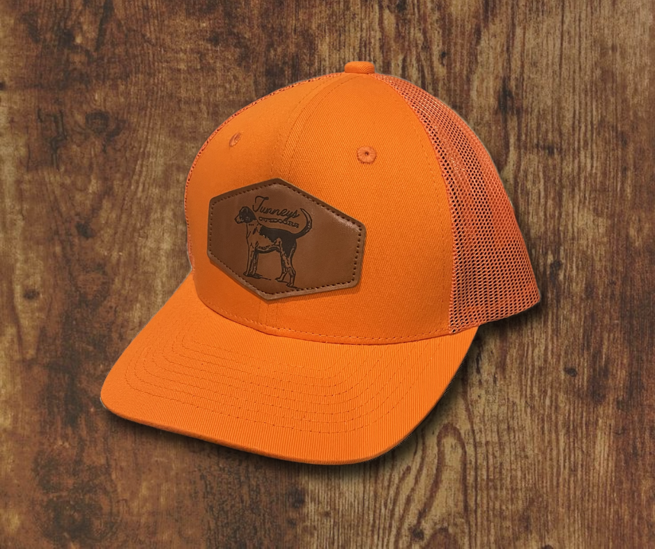 Orange trucker hat